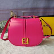 Fendi Medium C'mon Bag In Calf Leather Rose